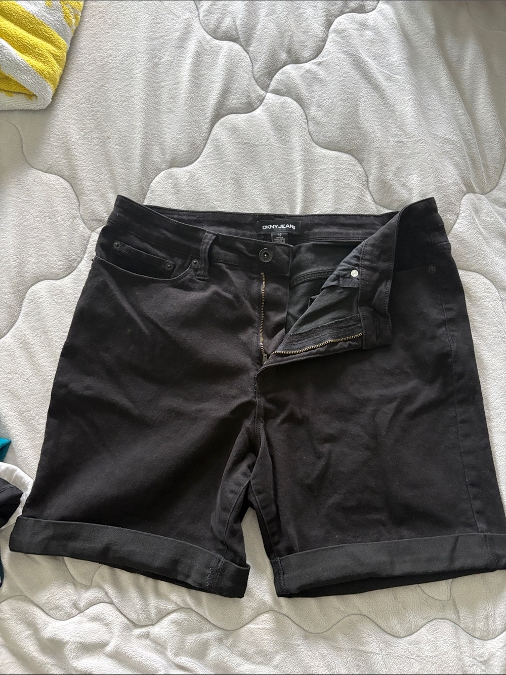 DKNY Black Women's Denim Shorts